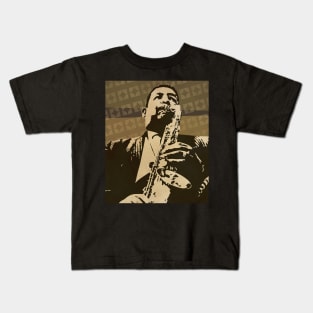 Cannonball Adderley // Retro Poster Jazz Kids T-Shirt